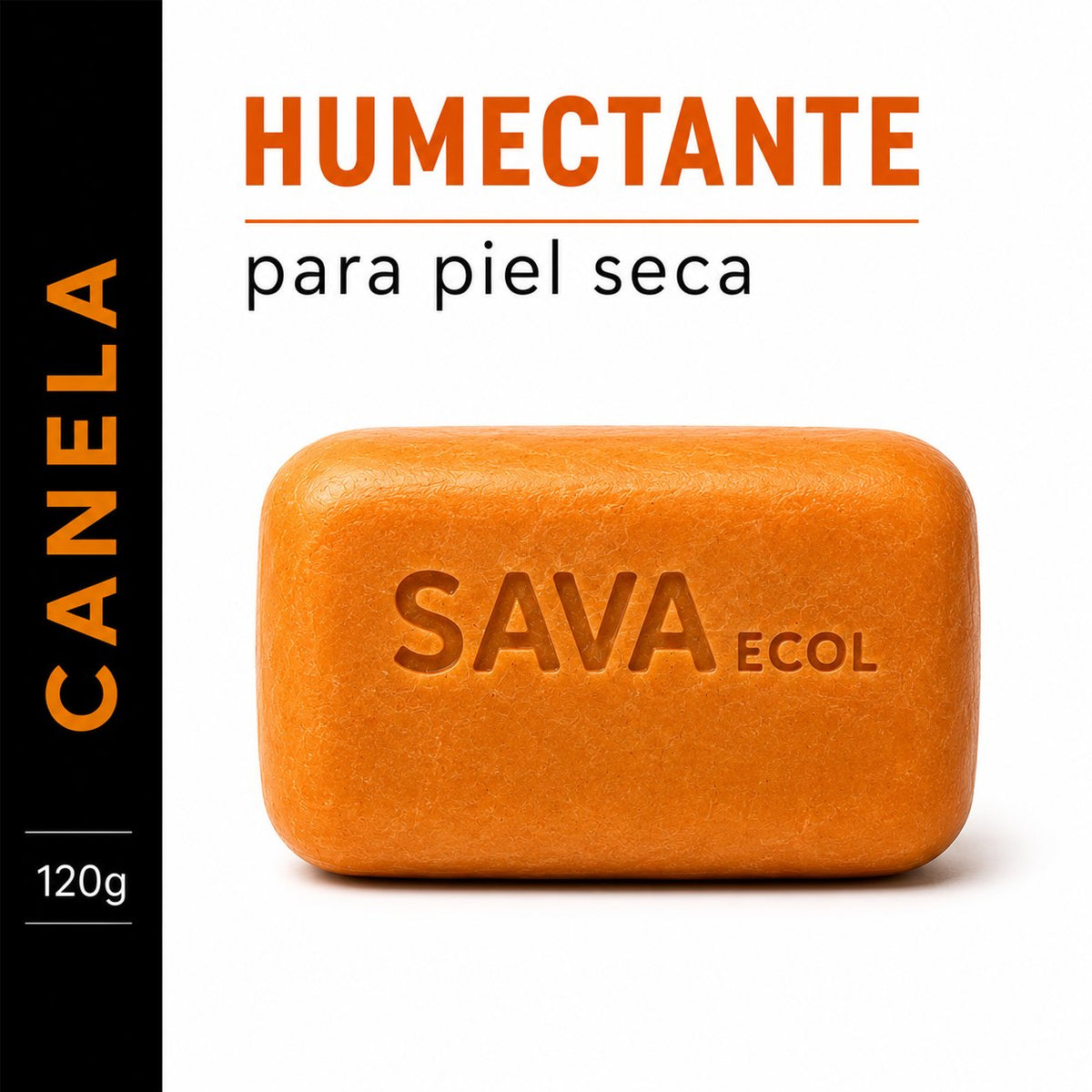 Jabón humectante para piel seca con canela - Sava Ecol
