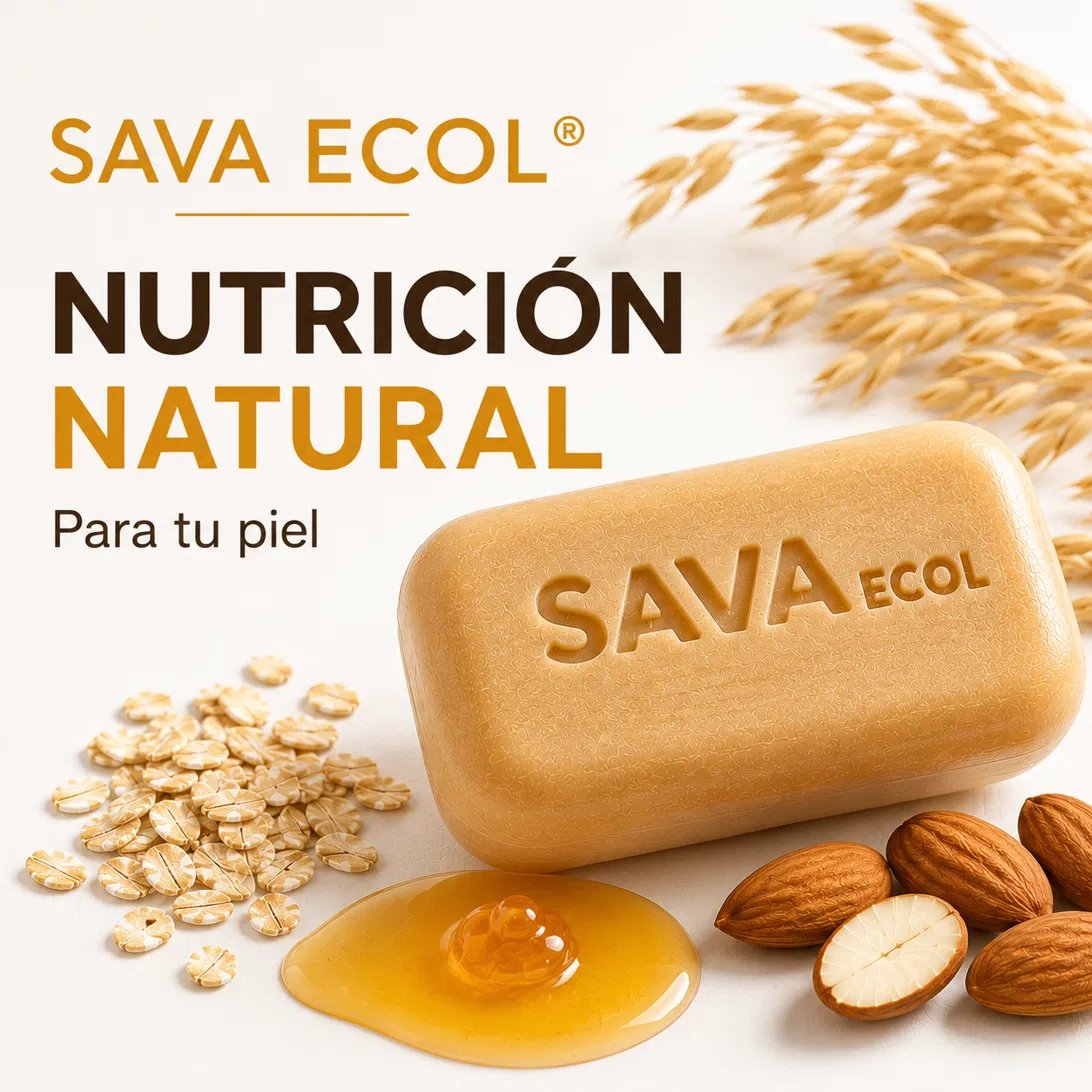 Nutrición natural con avena, miel y almendra en cosmética artesanal - Sava Ecol