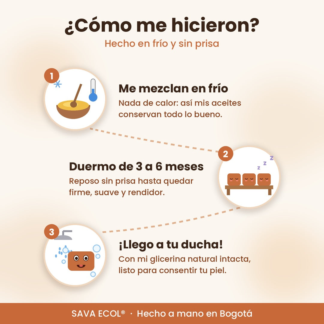 Jabón de Canela para Piel Seca | SAVA ECOL®