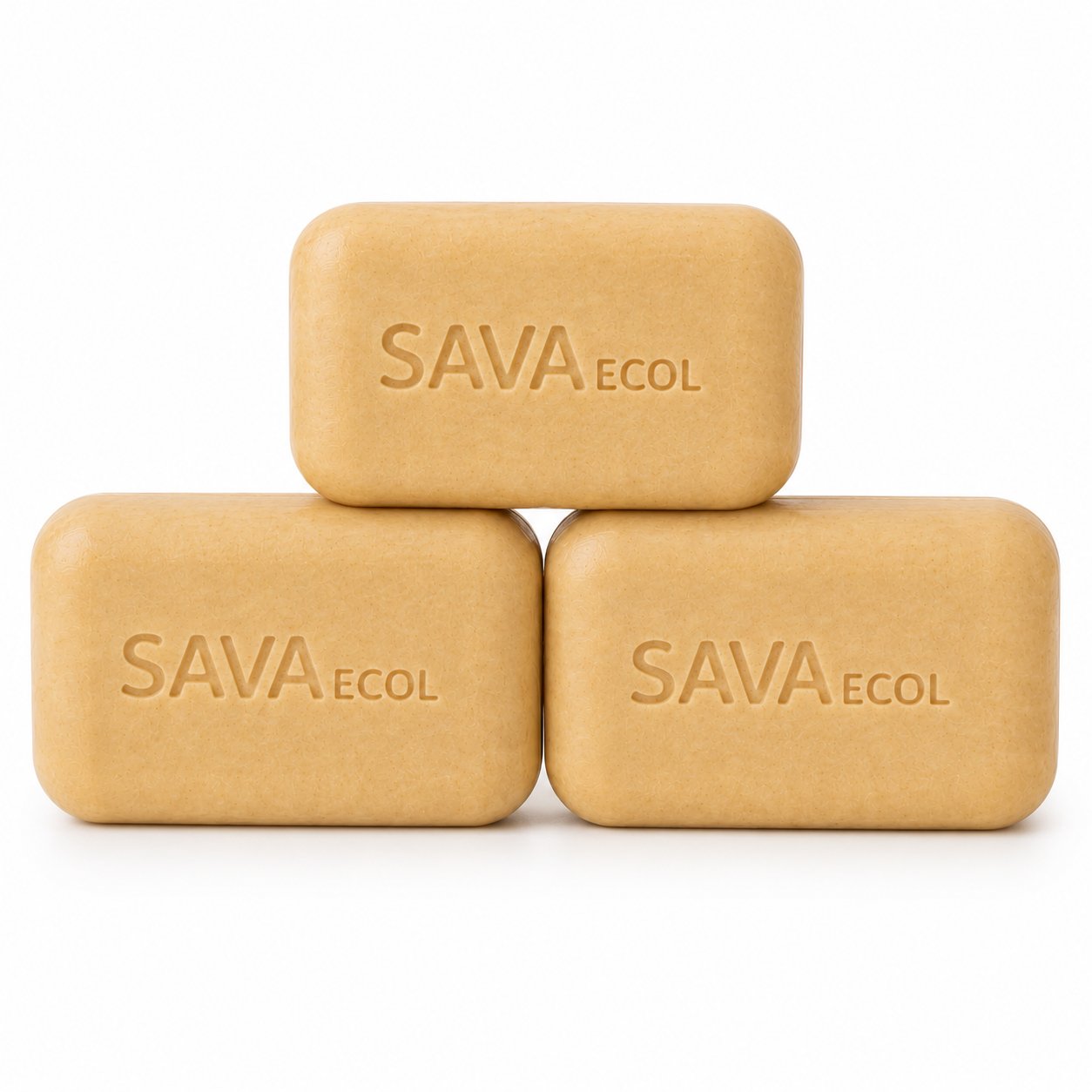 Jabón corporal de avena, miel y almendra para piel sensible - pack x3 - SAVA ECOL