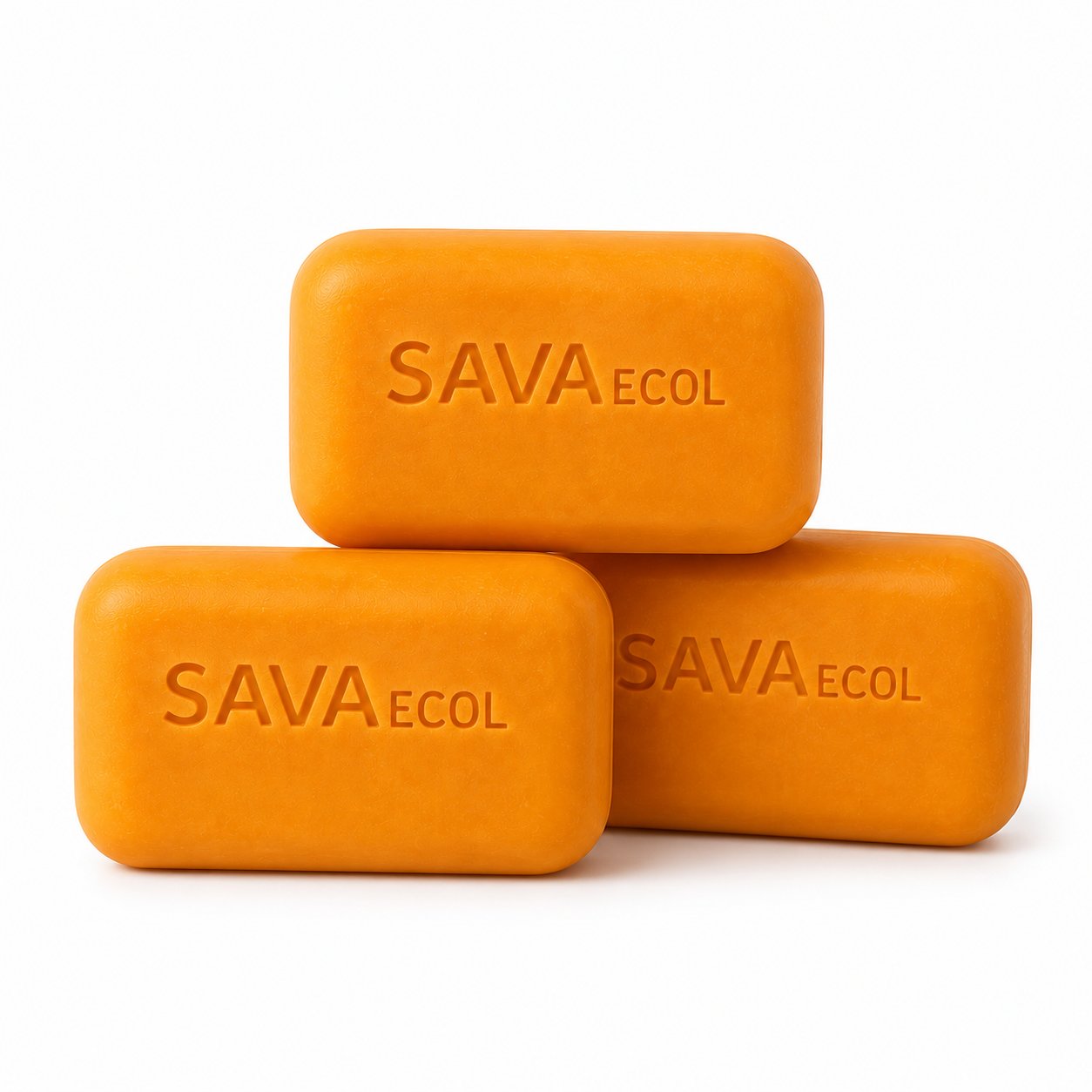 Jabón corporal de naranja iluminador con vitamina C - pack x3 - SAVA ECOL