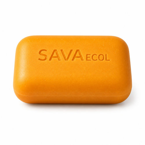 Jabón corporal de naranja iluminador con vitamina C - unidad 120g - SAVA ECOL
