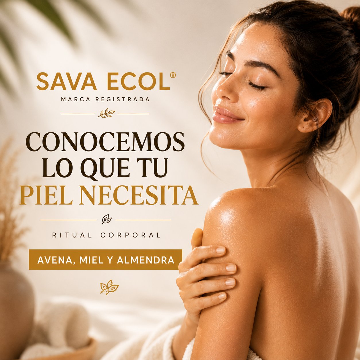 Ritual Corporal Avena, Miel y Almendra - piel sensible - SAVA ECOL